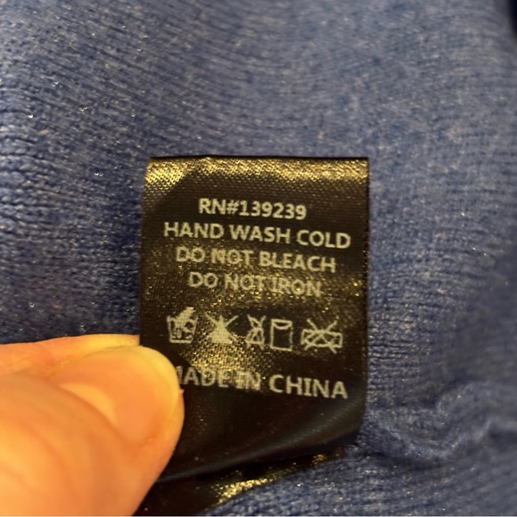 Tuckernuck Pomander Place Vivianne Turtleneck Dress in Blue,XL,Everyday Throw On - Picture 12 of 14